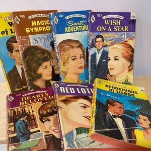 Vintage 60s Harlequin Romance Novels